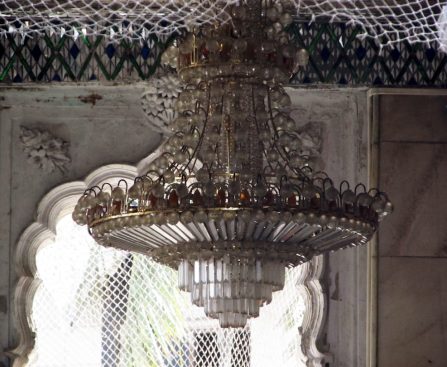 Photo ceramic chandelier