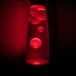 Photo lava wall lamp