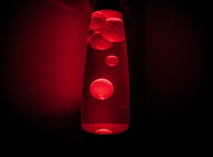 Photo lava wall lamp